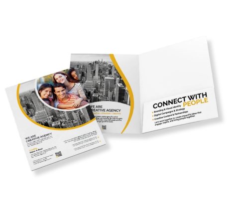 A5 Presentation Folder (Single Pocket 5mm Gusset) Printed Both Sides 1000